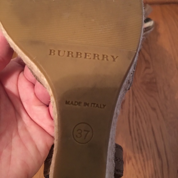 Burberry Nova Check Espadrille Sandals 👡 🇮🇹 - Picture 7 of 8